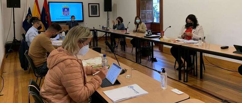 En un primer plano, Sonsoles Martín, concejala y portavoz del PP, en el Pleno presencial de noviembre del pasado año/TA.